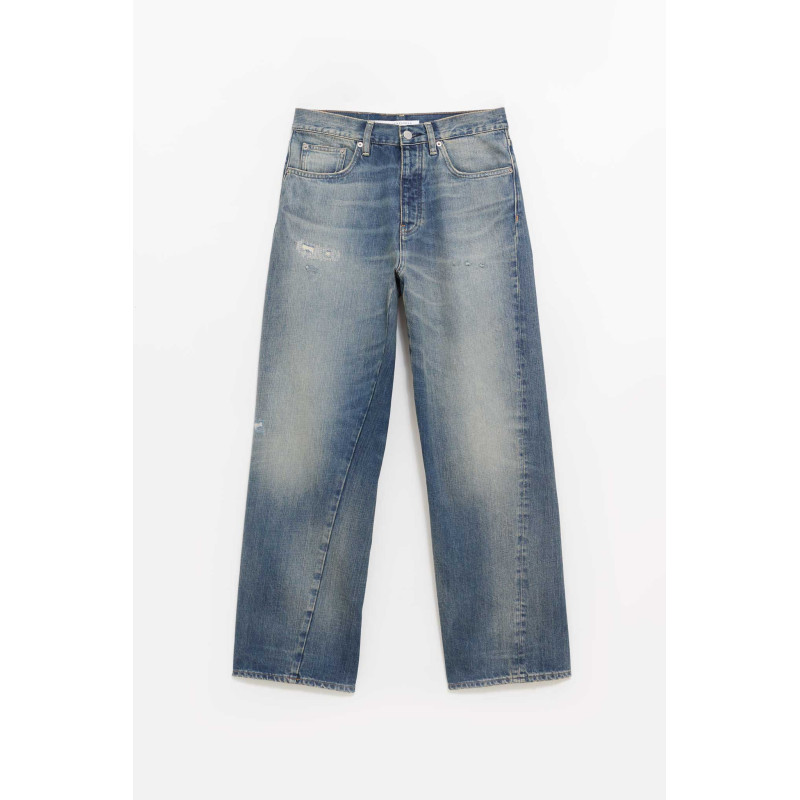 SUNFLOWER WELL WORN BLUE WIDE TWIST JEANS